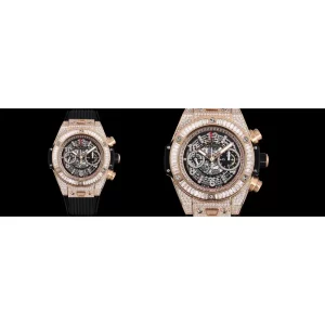 Fake Hublot Big Bang 411.OX.1180.RX.0904 Replica – Gold Tone Luxurious Appeal