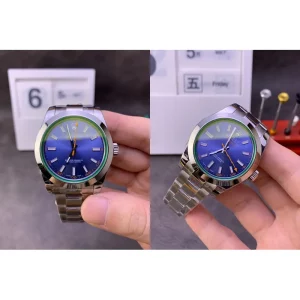 Fake Rolex Milgauss 116400GV replica - Super Clone Precision