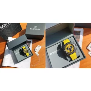 TAG Heuer F1 CAZ1014.FT8022 Replica Super Clone - Yellow Strap Sport Watch