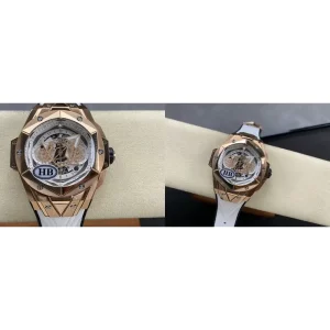 Hublot Big Bang 418.OX.2001.RX.MXM23 Replica – Rose Gold Skeleton Dial