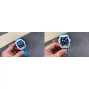 AAA Richard Mille RM 055 Bubba Watson Ceramic Replica – Blue/White