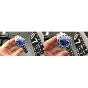 Rolex Submariner 116619LB Replica Super Clone - Blue Dial Diamond Bezel AAA Quality
