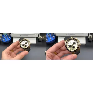 AAA Rolex Daytona 116518LN Replica – Gold & Black Super Clone Watch