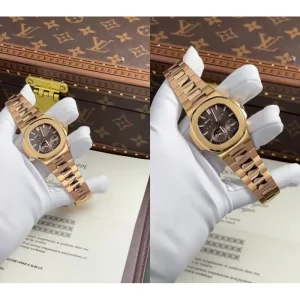 Patek Philippe Nautilus 5712/1R-001 Replica Super Clone - Rose Gold Replica Watch