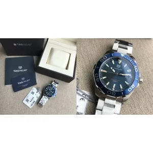 Best TAG Heuer Aquaracer WAY101C.BA0746 Replica - Blue Dial Stainless Steel