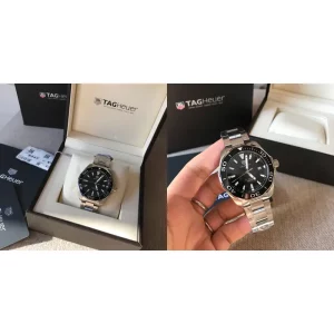 AAA TAG Heuer Aquaracer WAY101A.BA0746 Replica – Black Dial Steel