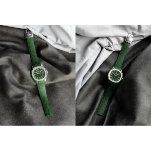 Fake Patek Philippe Aquanaut 5168G-010 Replica - Green Dial & Rubber Strap