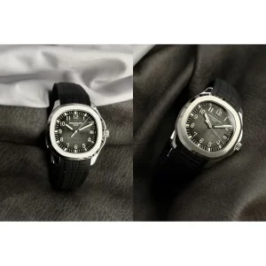 Patek Philippe Aquanaut 5165a Replica Super Clone - Black Dial, Rubber Band