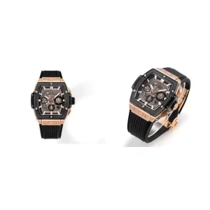 Best Hublot Spirit Of Big Bang 642.OM.0180.RX Replica - Rose Gold Case & Black Rubber Strap