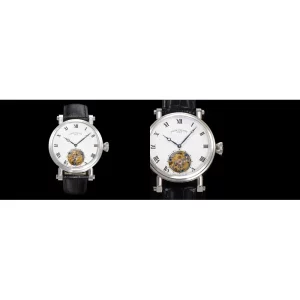 Best Patek Philippe Grand Complications Tourbillon Replica AAA - White Dial, Leather Strap