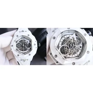 Best Hublot Big Bang Sang Bleu II 418.HX.2001.RX.MXM21 Replica – White Ceramic & Rubber