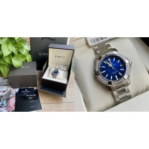 AAAAA TAG Heuer Aquaracer WAY131N.BA0748 Replica - Stainless Steel & Blue Dial