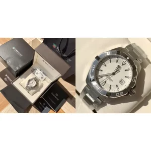 Best TAG Heuer Aquaracer WAY1111.BA0928 Replica - White Dial & Stainless Steel