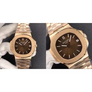 AAA Patek Philippe Nautilus 5711/1R-001 Replica Super Clone - Rose Gold Dial & Bracelet