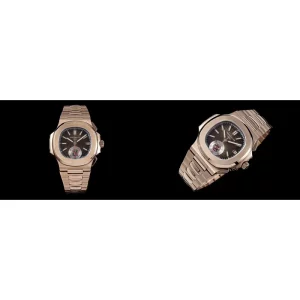 AAAAA Patek Philippe Nautilus 5980R-001 Replica Super Clone - Rose Gold Dial