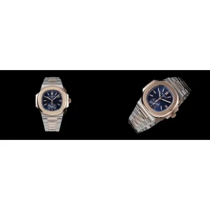 AAA Patek Philippe Nautilus 5980/1AR Replica Super Clone - Navy Blue Dial