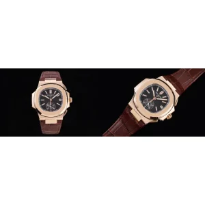 AAA Patek Philippe Nautilus 5980/1R-001 Replica Super Clone - Rose Gold Case