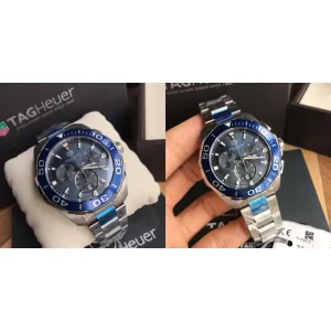 AAAAA TAG Heuer Aquaracer CAY111B.BA0927 Replica – Blue Dial Stainless Steel