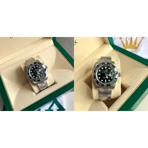 Rolex GMT-Master II 116710LN Replica Super Clone - Black Dial, Stainless Steel Band