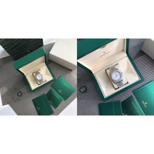 AAA Rolex Datejust 116244 Replica - Diamond Bezel & Silver Dial