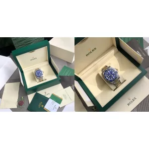 Rolex Submariner 126613LB Replica Super Clone - Blue Dial & Gold Accents