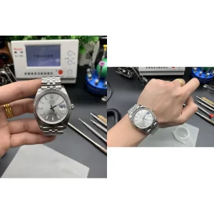 AAAAA Rolex Datejust 126300-0008 Replica Swiss - Grey Dial