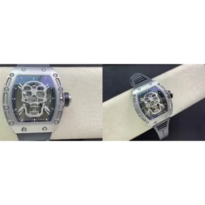 AAA Richard Mille RM 052 Replica Super Clone - Skeleton Dial & Rubber Strap