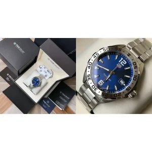 Best TAG Heuer F1 WAZ1118.BA0875 Replica - Blue Dial, Stainless Steel