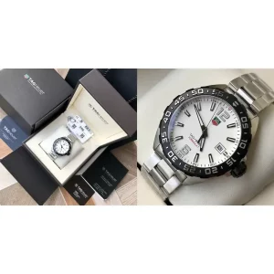 Fake TAG Heuer F1 WAZ1111.BA0875 Replica - White Dial Stainless Steel
