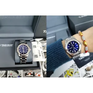 Best TAG Heuer Aquaracer WAY131N.BA0748 Replica – Blue Dial Diamond Bezel