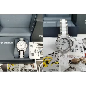 Best TAG Heuer Aquaracer WAY131D.BA0914 Replica Swiss - White Dial & Stainless Steel