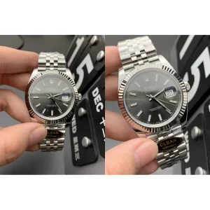 Best Rolex Datejust 126300 Replica AAA – Grew Dial & Stainless Steel
