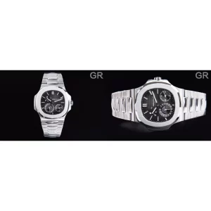 AAA Patek Philippe Nautilus 5712 Replica Super Clone – Stainless Steel & Black Dial