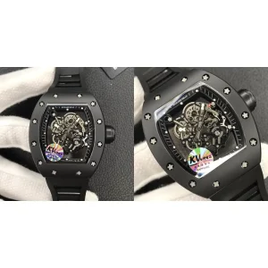 AAAAA Richard Mille RM 055 Replica Swiss – Black Skeleton Dial
