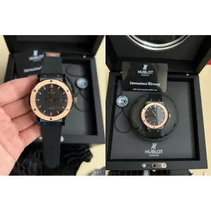 AAAAA Hublot Classic Fusion 511.CP.1780.RX Replica - Black Dial & Rubber Strap