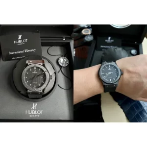 AAA Hublot Classic Fusion 511.CM.1770.RX Replica - Black Dial & Rubber Strap