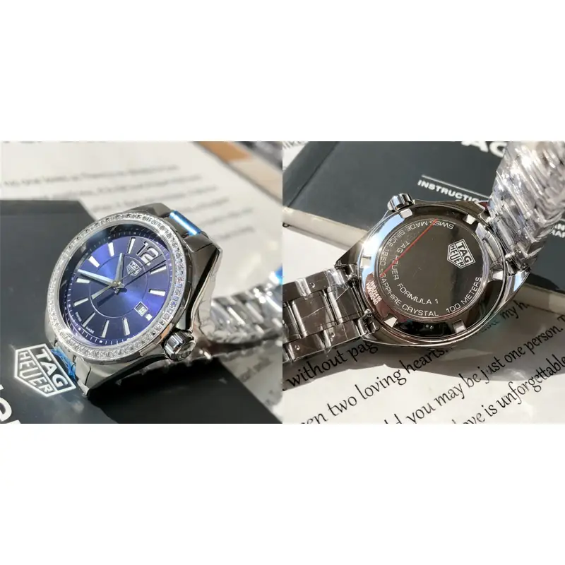 TAG Heuer F1 WBJ1416.BA0664 Replica Swiss – Blue Dial, Stainless Steel Band - Image 4