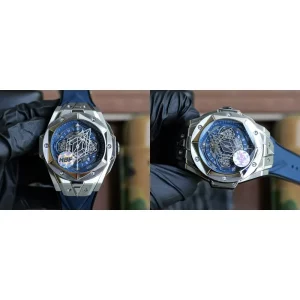 Best Hublot Big Bang 418.NX.5107.RX.MXM20 Replica - Skeleton Dial