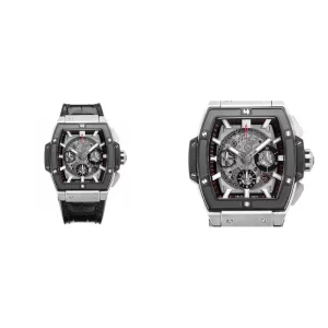 Best Hublot Spirit of Big Bang 601.NX.0173.LR Replica Swiss - Gray Skeleton Dial