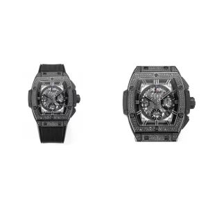 AAAAA Hublot Spirit of Big Bang 641.CI.0110.RX.1700 Replica - Black Ceramic & Skeleton Dial
