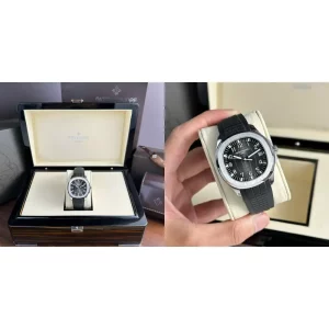 AAA Patek Philippe Nautilus 5167A-001 Replica Super Clone - Black Dial & Rubber Strap