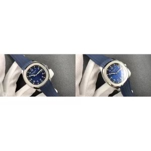 AAA Patek Philippe Aquanaut 5168G-001 Replica Super Clone - Blue Dial & Rubber Strap