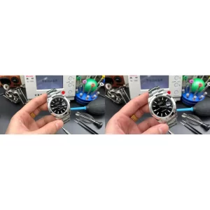 AAA Rolex Datejust 126300 Replica – Black Dial Stainless Steel