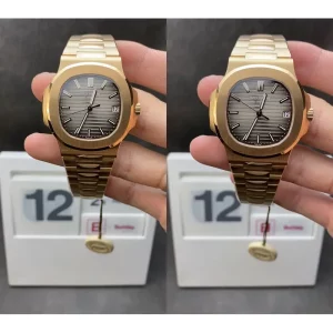 Best Patek Philippe Nautilus 5711R Replica Swiss – Rose Gold Dial & Bracelet