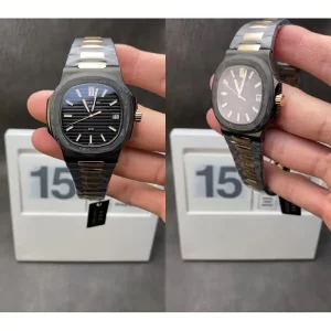 AAAAA Patek Philippe Nautilus Diw 5711/1A Replica - Stainless Steel Black Dial