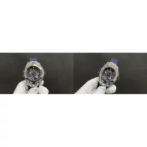 AAA Hublot Big Bang Unico Sang Bleu II 418.NX.5107.RX.1604.MXM20 Replica - Silver & Blue
