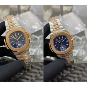 AAAAA Patek Philippe Nautilus 5980/1AR-001 Replica Super Clone - Stainless Steel & Rose Gold Bracelet