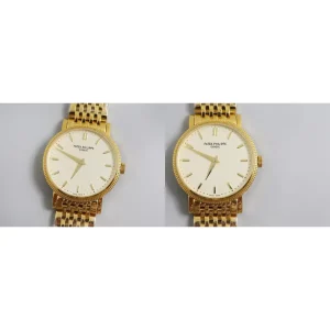 AAA Patek Philippe Calatrava 5120/1J-001 Replica Swiss - Ivory Dial & 18K Gold Plated