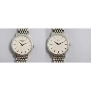 Best Patek Philippe Calatrava 5120/1G-001 Replica Swiss - Ivory Dial & Stainless Steel