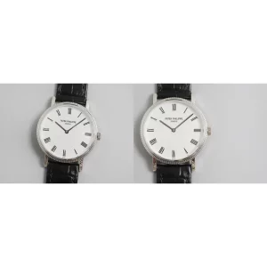 Best Patek Philippe Calatrava 5120G-001 Replica Swiss – White Dial & Stainless Steel